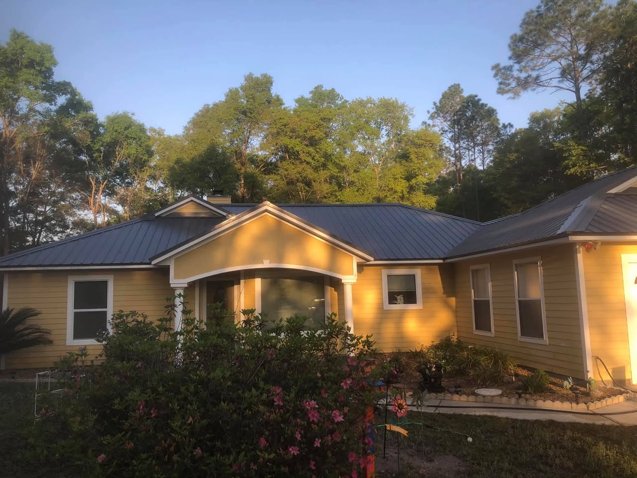 Exterior of a home before repaint